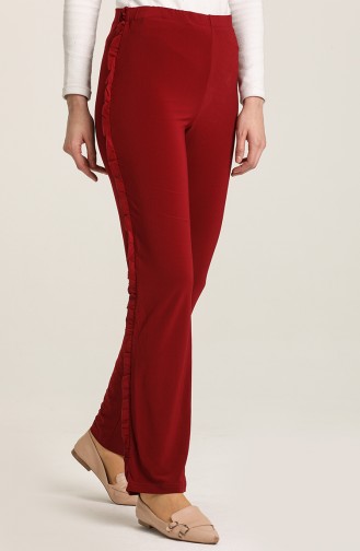 Claret red Broek 1019-01