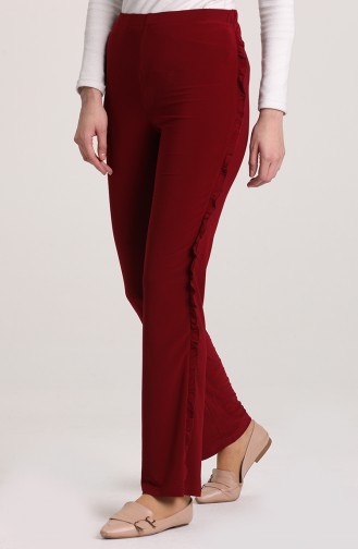 Claret red Broek 1019-01