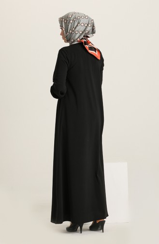 Black Abaya 8057-01