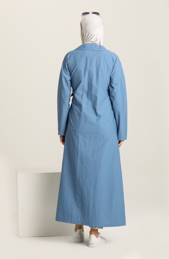 Indigo Abaya 6909-03