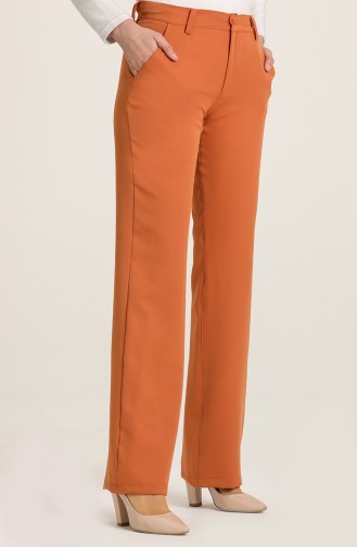 Pantalon Couleur cannelle 6555-06