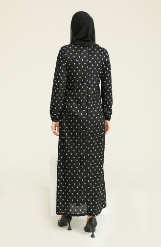 Black Hijab Dress 1772-05