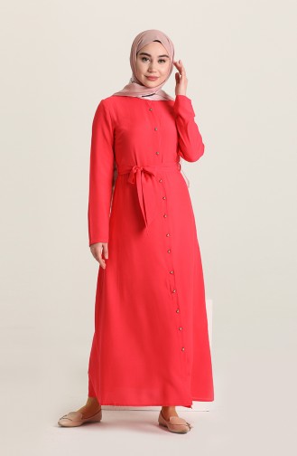 Sugar Pink Hijab Dress 60245-01