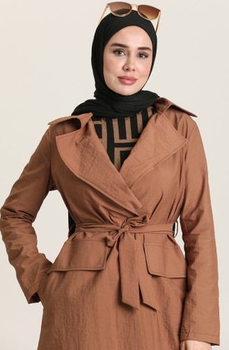 Ziegelrot Trench Coats Models 6908-05