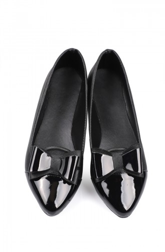 Black Women`s Flats 6453-3