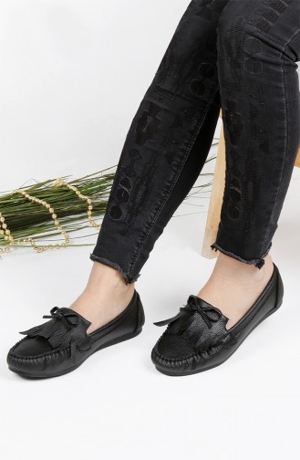 الأحذية الكاجوال أسود 0195-01
