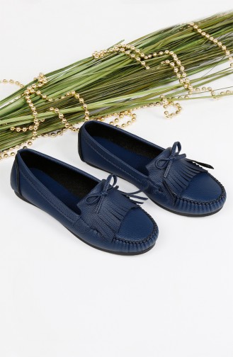 Navy Blue Casual Shoes 0195-03