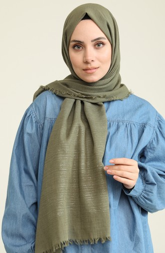 Cotton Seri Cotton Şal 15063 V7 Mint Yeşili Yeşil