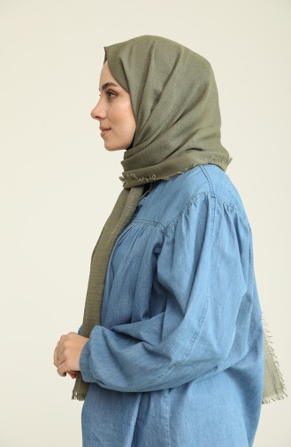 Cotton Seri Cotton Şal 15063 V7 Mint Yeşili Yeşil