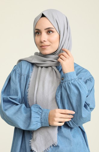 Cotton Seri Cotton Şal 15063 V9 Gümüş