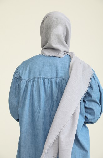 Cotton Seri Cotton Şal 15063 V9 Gümüş