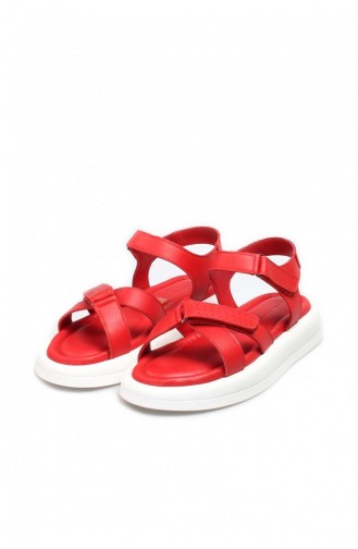 Rot Sommer Sandalen 623ZA115.Kırmızı