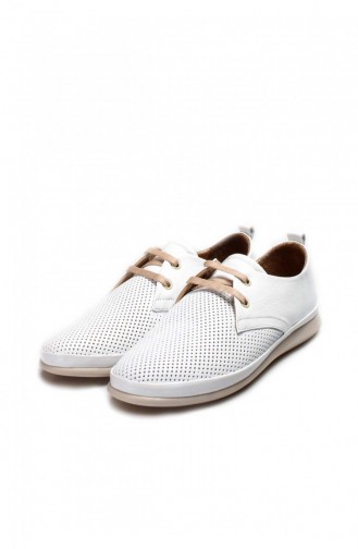 Weiß Tägliche Schuhe 863ZA667.Beyaz