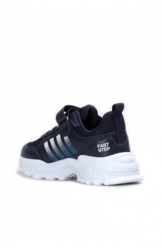 Navy Blue Children`s Shoes 868XCA026.Lacivert Beyaz