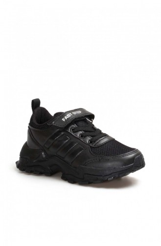Black Children`s Shoes 868XCA026.Siyah