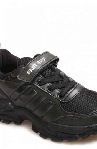 Black Children`s Shoes 868XCA026.Siyah