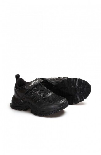 Black Children`s Shoes 868XCA026.Siyah