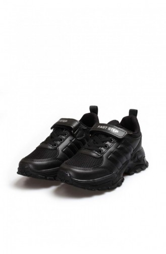 Black Children`s Shoes 868XCA026.Siyah