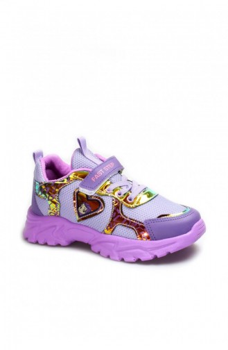 Violet Children`s Shoes 868XCA047.LILA PARLAK