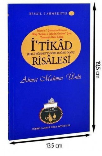 Cübbeli Ahmed Hoca İtikad Risalesi 1197