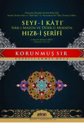 Korunmuş Sır Ahmet Rıfai Hz Cübbeli Ahmet Hoca 1184