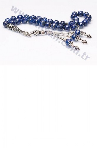 Lapis Lazuli Taşı Tesbih 925 Ayar Gümüş