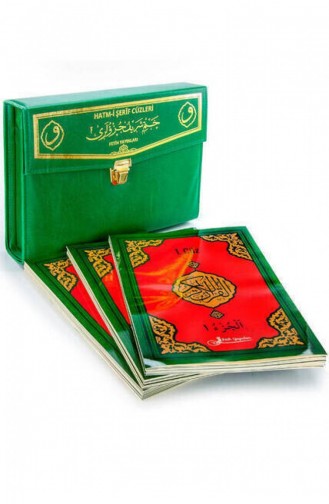 Kuranı Kerim 30 Cüz Kuran Bilgisayar Hatlı Hatmi Şerif Cami Boy Yeşil Renk