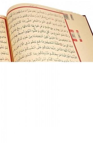 Hafız Boy Gül Desenli Renkli Kuranı Kerim Pembe 9 1123