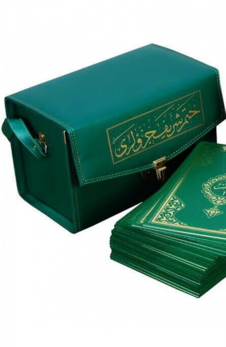 Kuranı Kerim 30 Cüz Kuran Cami Boy Yeşil Hayrat Neşriyat