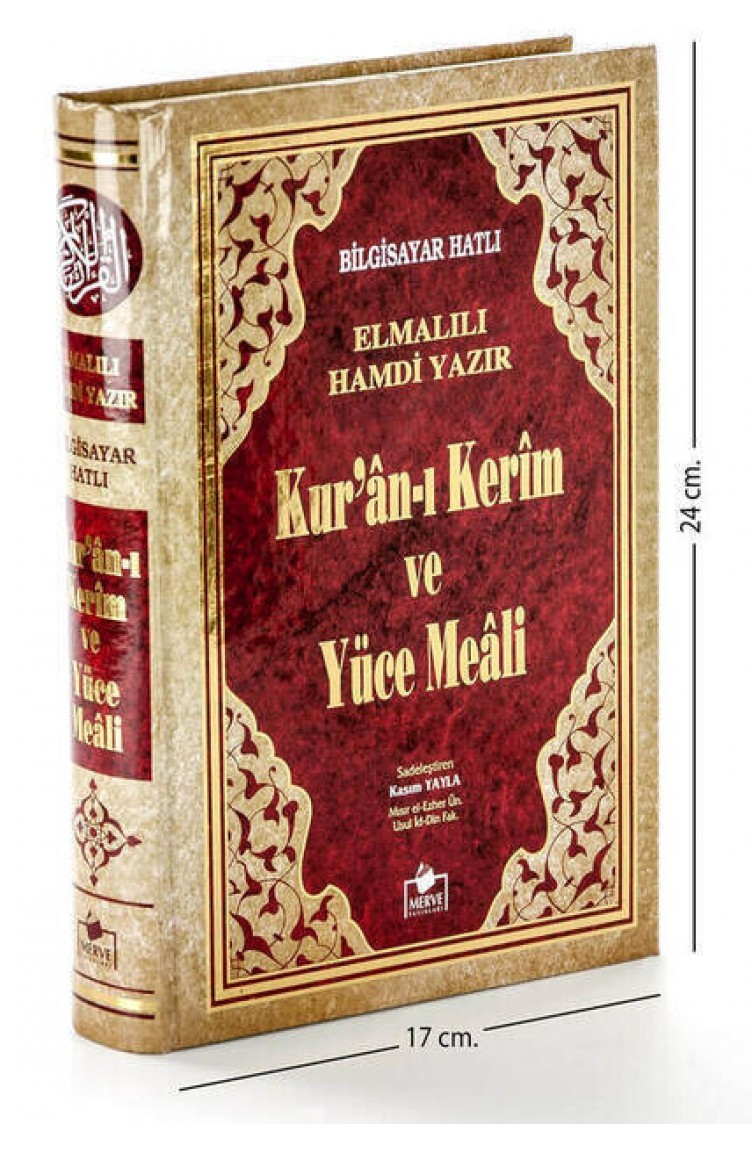 Kuranı Kerim Ve Yüce Meali Arapça Ve Meal Orta Boy Bilgisayar Hatlı