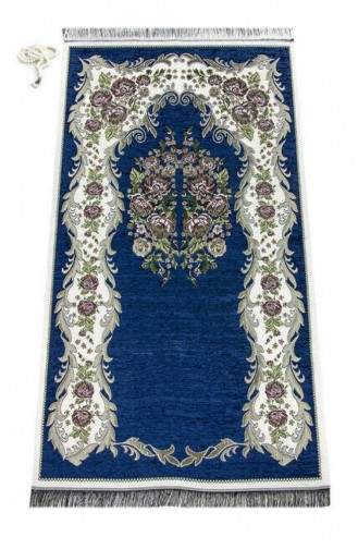 Navy Blue Praying Carpet 25507