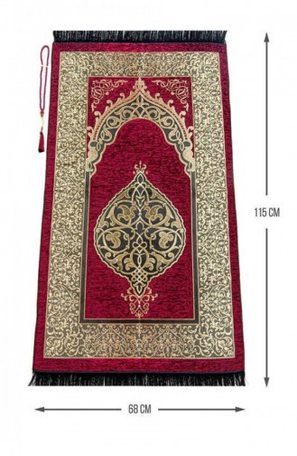 Tapis de Prière Rouge 25846