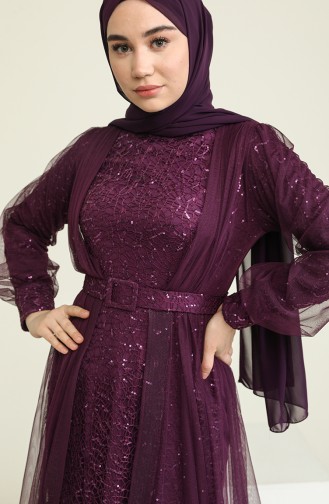 Habillé Hijab Plum 5629-04