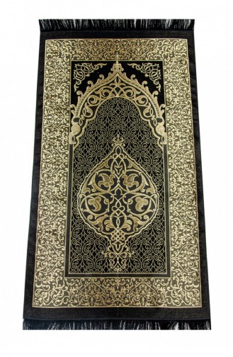 Black Praying Carpet 26338