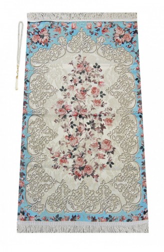 Turquoise Prayer Rug 26534