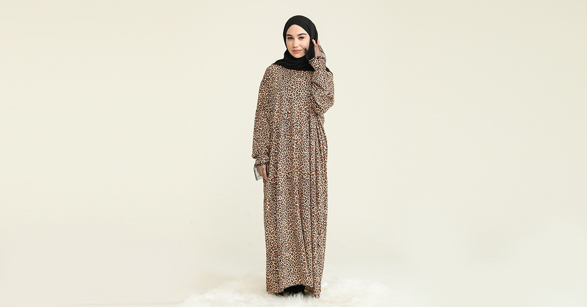 Robe de Prière Beige 1192-06 | Sefamerve