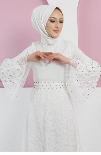 Robe Hijab Blanc 13302.Beyaz