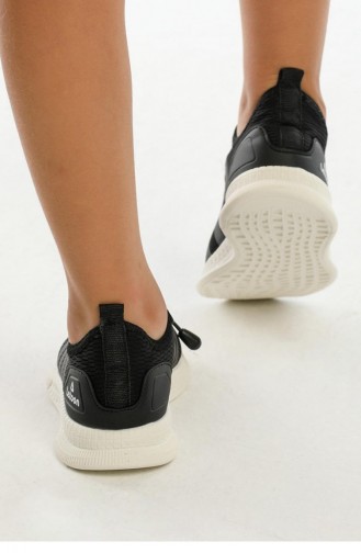 Çocuk Sneaker Spor Ayakkabı Kız Erkek Hafif Rahat 2104Kıds Siyah Beyaz