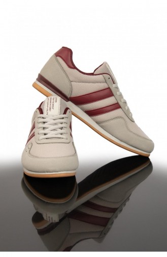 Claret Red Casual Shoes 1743.BORDO