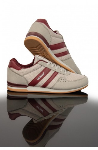 Claret Red Casual Shoes 1743.BORDO