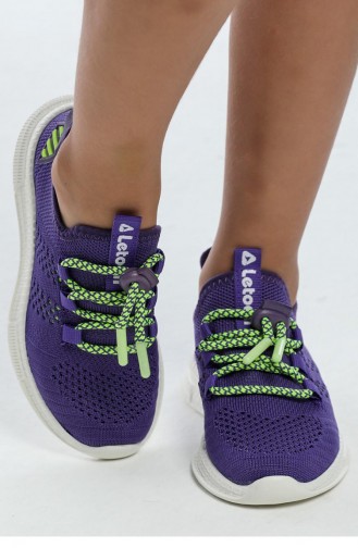 Purple Children`s Shoes 1749.MOR