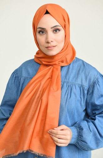 İpekli Vual Şal 147834-01 Bakır