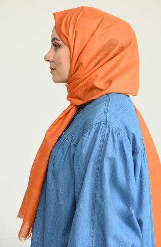İpekli Vual Şal 147834-01 Bakır