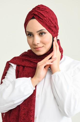 Claret Red Shawl 1184-02
