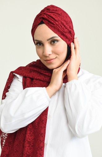 Claret Red Shawl 1184-02