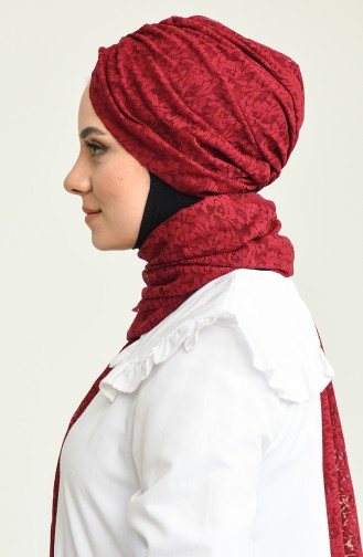 Claret Red Shawl 1184-02