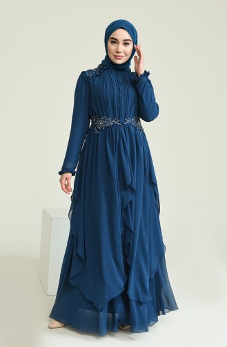 Puder Hijab-Abendkleider 52807-04