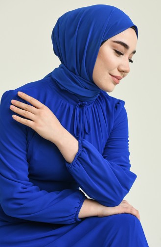 Habillé Hijab Blue roi 5674-03