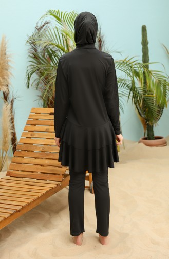 Black Swimsuit Hijab 2215-01