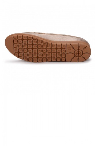 Goldfarbig Damen Ballerinas 21YBABAYK000033_AL
